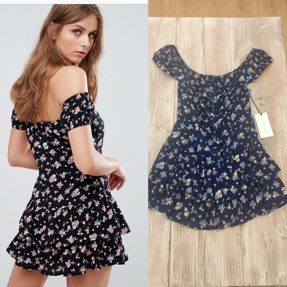 Cotton Candy Dresses & Skirts - New Cotton candy floral mini dress NWT